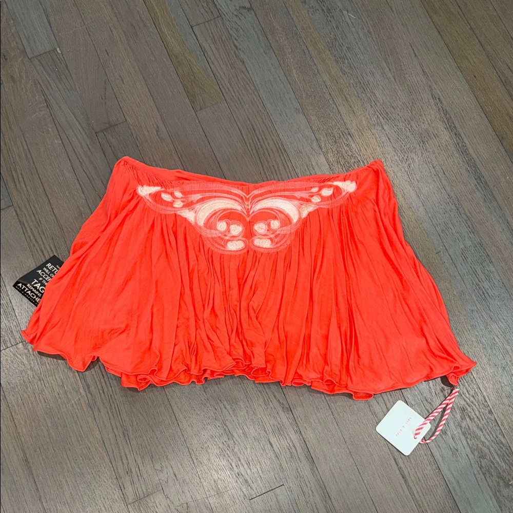 NWT Sass & Bide Sydney Free Good Day Sunshine Embroidered Bright Mini Skirt 44/8